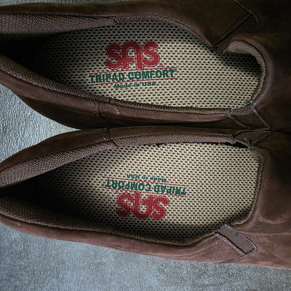 SAS Viva Slip On Loafers Leather Comfort Shoes Womens Size 10.5 Slim NWOT - Picture 7 of 8